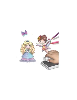 Crea Lign’ Personnages à tamponner Princesses et Fées - CréaLign'