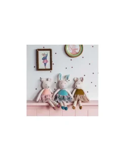 Moulin Roty Petit lapin bleu La petite école de danse -