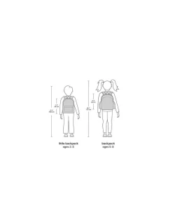 Enfant A little lovely company Petit sac à dos Jardin fleuri -