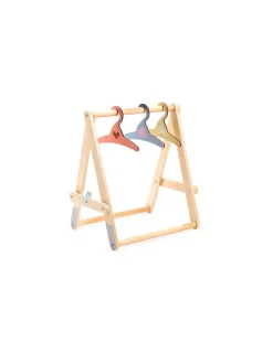 Djeco Portant vêtements et 3 cintres Pomea -