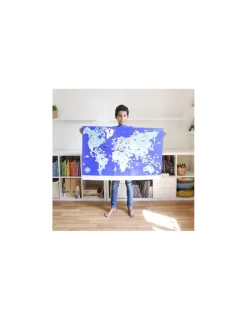 Poppik Poster en stickers drapeaux du monde -