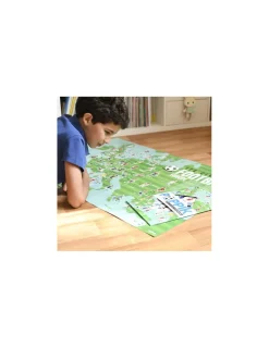 Poppik Poster en stickers football -