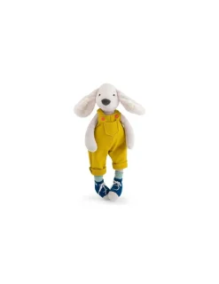 Moulin Roty Poupée chien Pilou jaune Puce & Pilou -