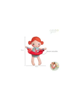 Lilliputiens Poupée de bain Axelle le crabe -