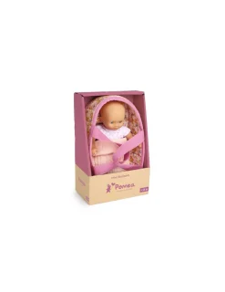 Djeco Poupon et couffin mini Barbara Pomea -