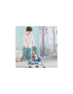 Corolle Poussette canne bleue -