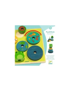 Djeco Puzz & Stack Rainbow -