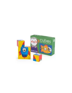 Moulin Roty Puzzle 6 cubes Les Popipop -