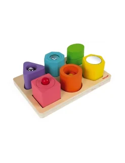 Enfant Janod Puzzle 6 cubes sensoriels -