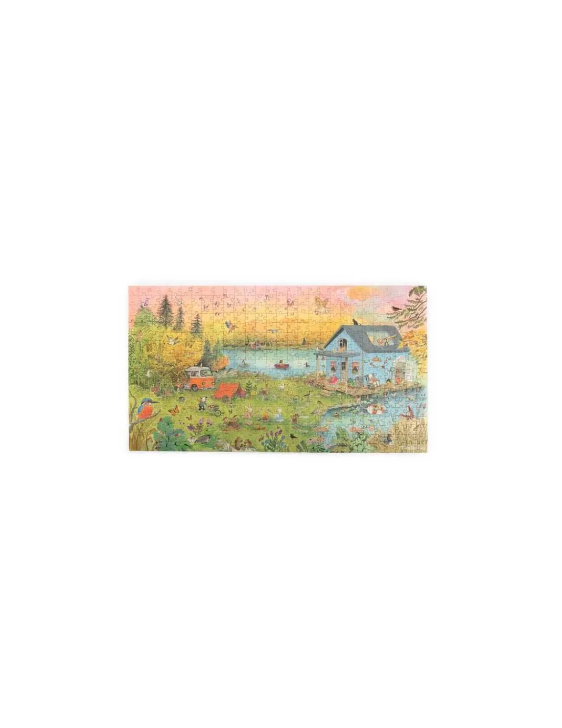 Moulin Roty Puzzle 500 pièces La grande famille -