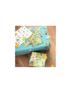 Enfant Moulin Roty Puzzle 48 pièces la terre merveilleuse Les Schmouks -