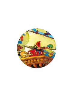 Djeco Puzzle bateau de pirate barberousse -