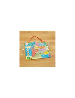 Enfant Janod Puzzle carte de France magnétique -