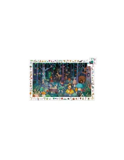 Enfant Djeco Puzzle d'observation la forêt enchantée -