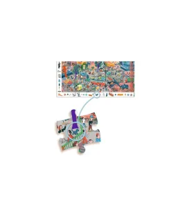 Djeco Puzzle d'observation La ville 200 pièces -