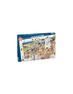 Djeco Puzzle d'observation Le chateau fort -