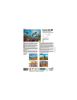 Sentosphere Puzzle Fonds Marins 500 pièces XL - Sentosphère