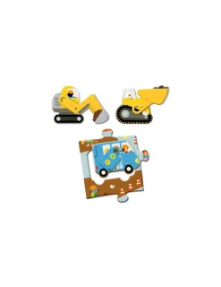 Djeco Puzzle géant Le Chantier -