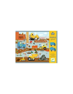 Djeco Puzzle géant Le Chantier -