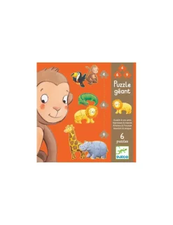 Djeco Puzzle géant Ouistiti & ses amis -
