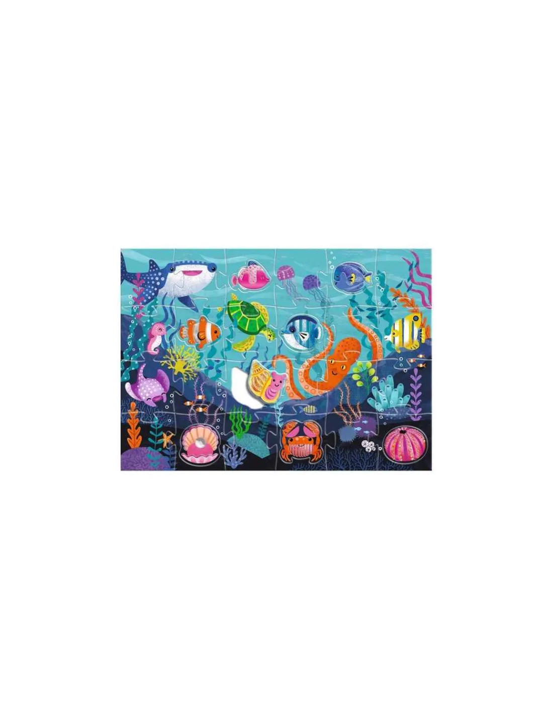 Djeco Puzzle géant Tactilo Mer -