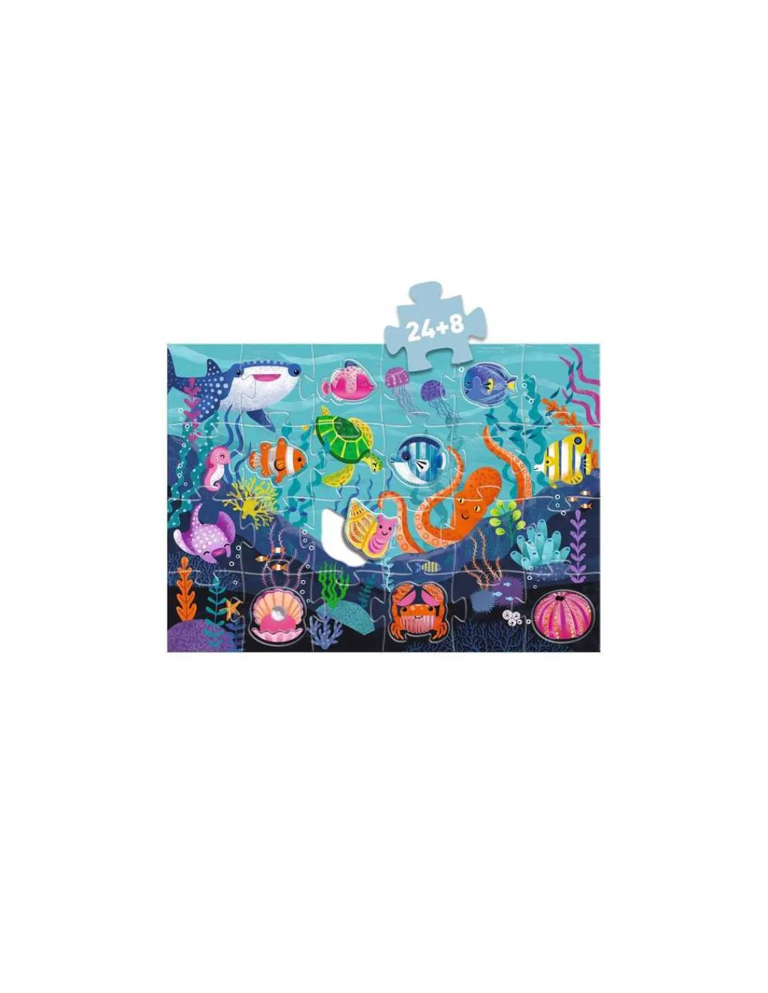 Djeco Puzzle géant Tactilo Mer -