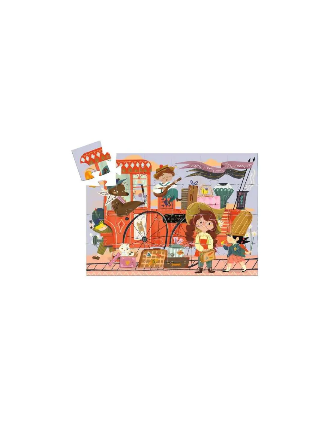 Djeco Puzzle Le voyage de Mia 36 pièces -