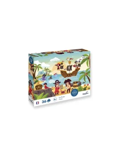 Enfant Sentosphere Puzzle Les pirates 36 pièces - Sentosphère