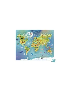 Janod Puzzle Monde 100 pièces -