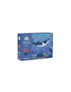 Enfant Moulin Roty Puzzle phosphorescent Sous la mer Les Aventures de Paulie -