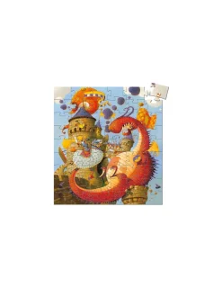 Djeco Puzzle Vaillant et les dragons -