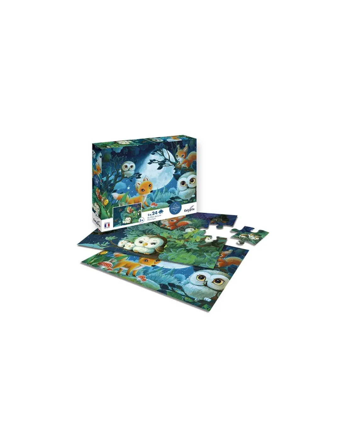 Enfant Sentosphere Puzzles Au clair de lune 24 pièces - Sentosphère