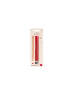 Enfant Legami Recharges pour stylo à encre gel effaçable Rouge -