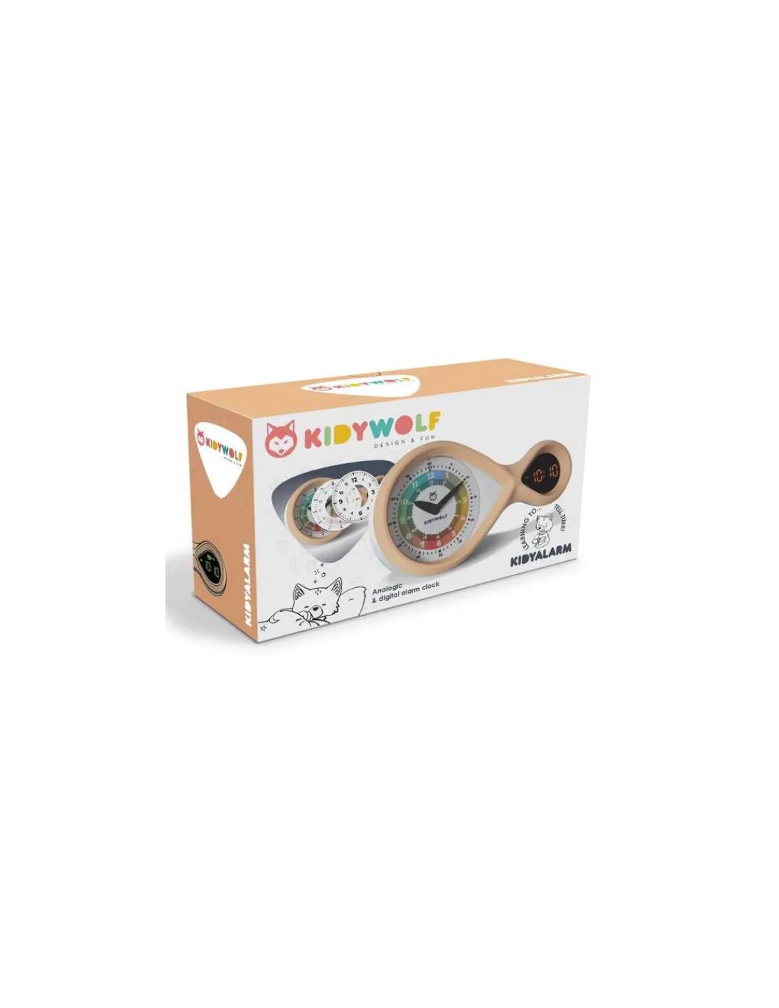 Enfant Kidywolf Réveil Kidyalarm bronze -