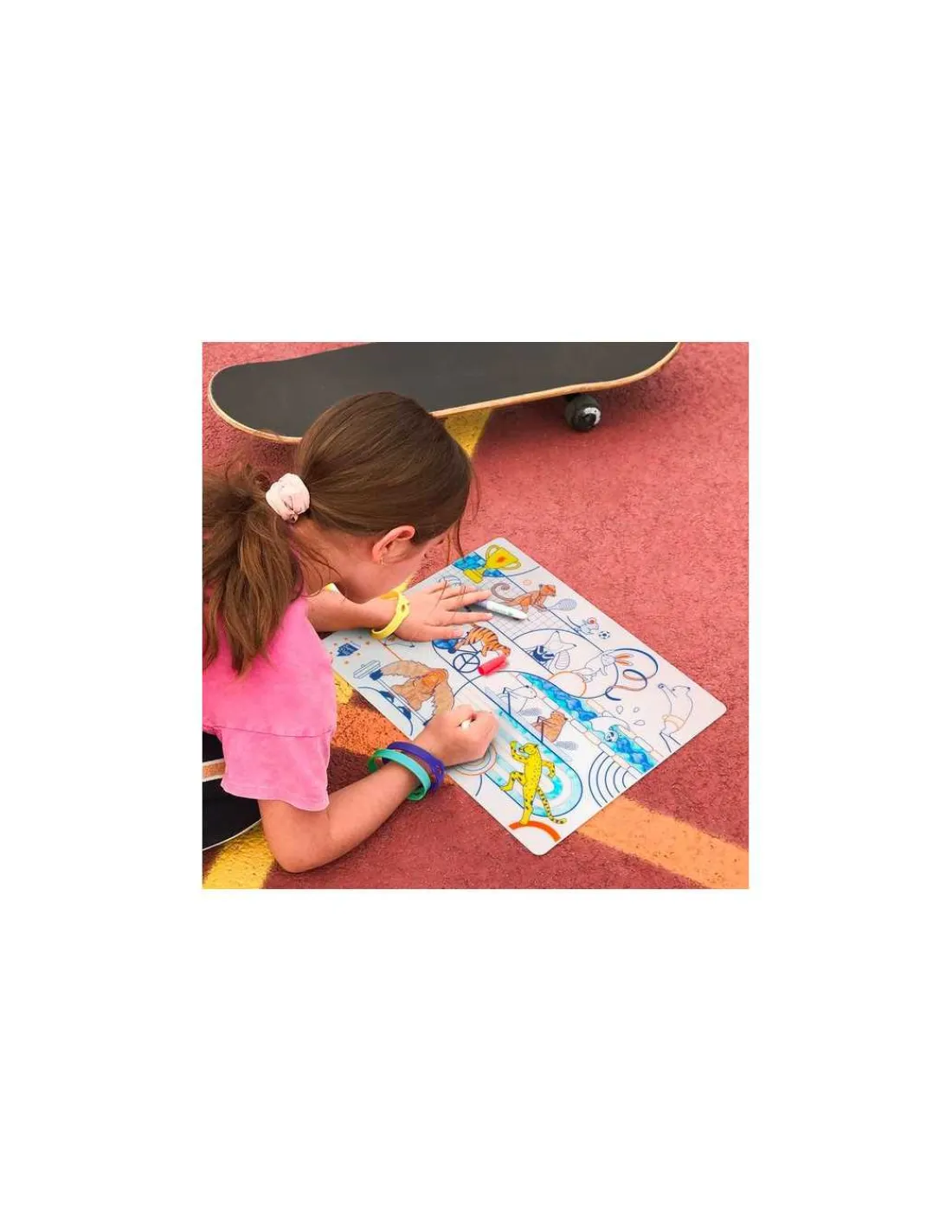 Super Petit Set à colorier silicone Sports Olympiques -