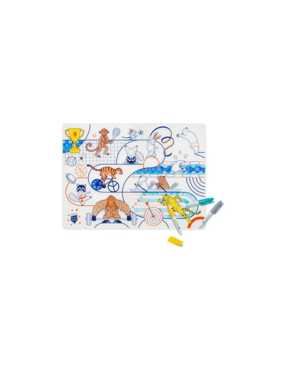 Super Petit Set à colorier silicone Sports Olympiques -