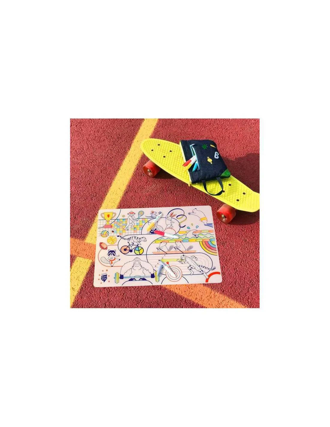 Super Petit Set à colorier silicone Sports Olympiques -