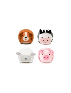 Little Big Friends Set de 4 balles doudous ferme -
