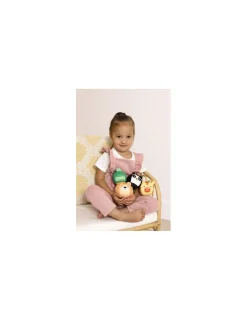Little Big Friends Set de 4 balles doudous jungle -