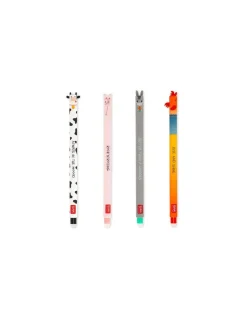 Enfant Legami Set de 4 stylos à encre gel effaçable Ferme -