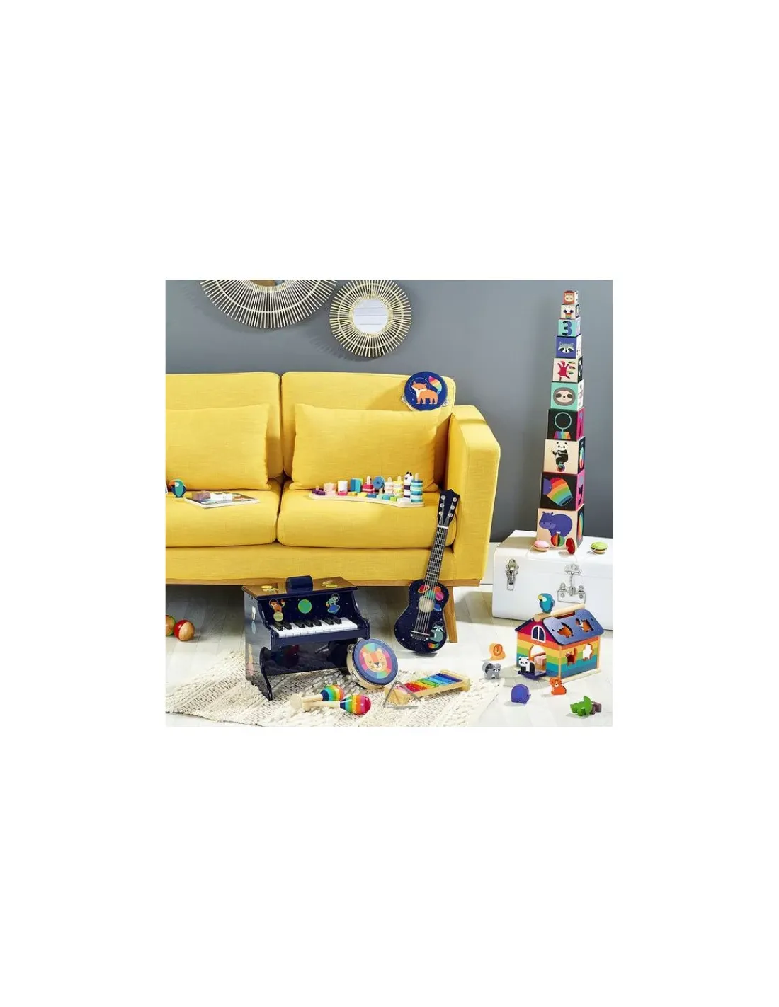 Vilac Set de musique arc-en-ciel Andy Westface -