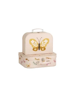 A little lovely company Set de valises papillons -