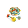 Enfant Djeco Set musical tambourin, maracas et castagnette Animambo -