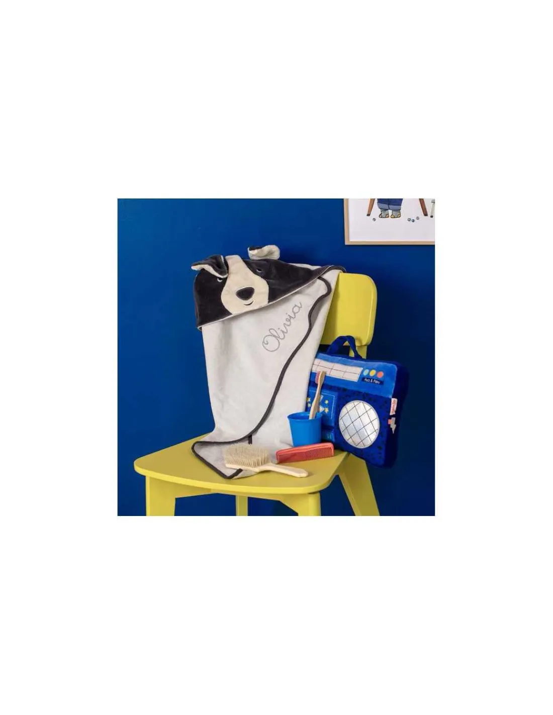 Moulin Roty Sortie de bain Puce & Pilou -