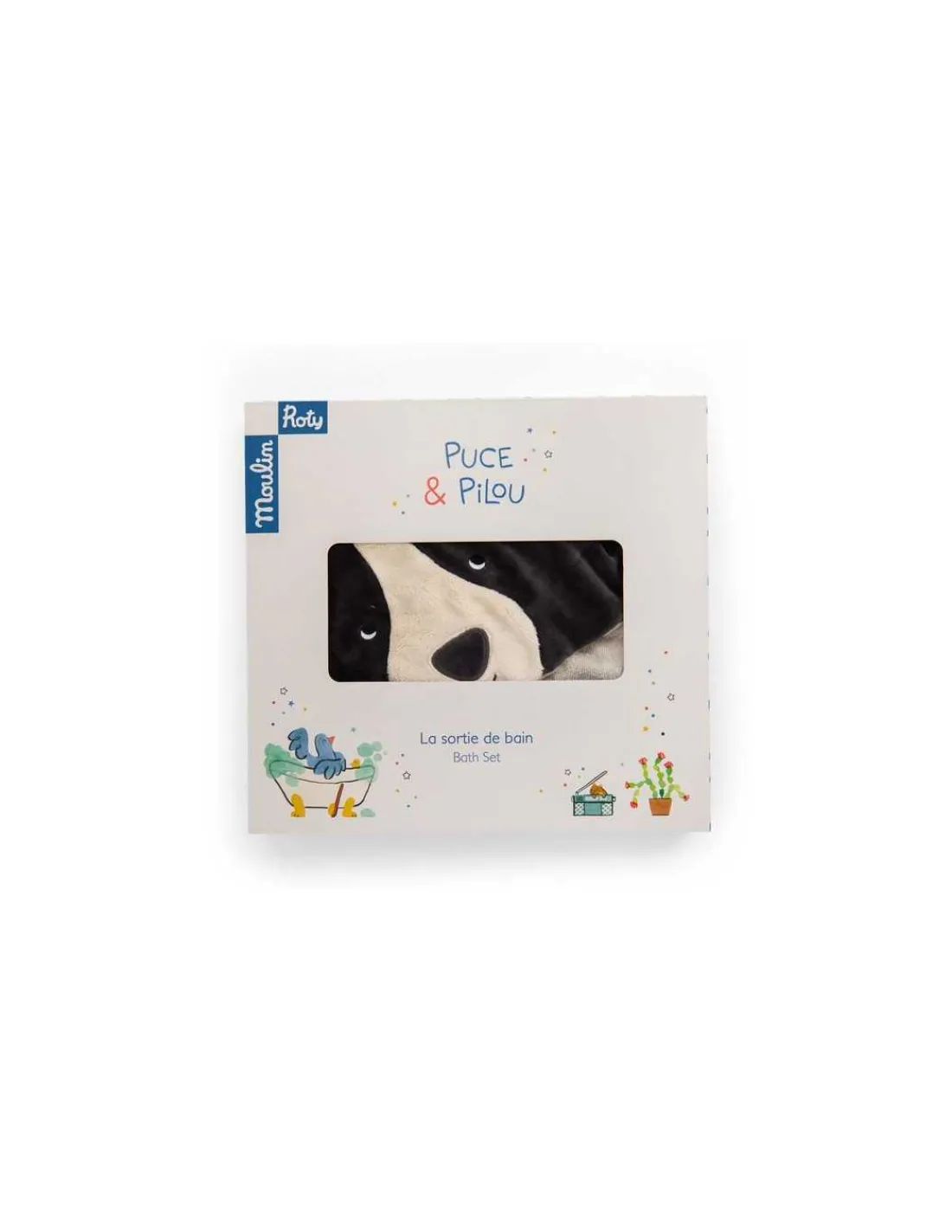 Moulin Roty Sortie de bain Puce & Pilou -