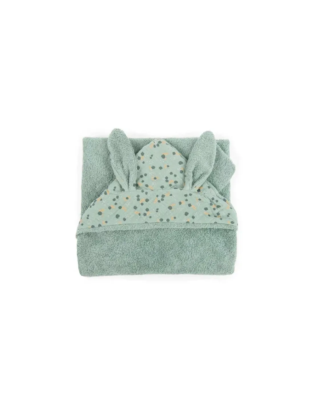 Moulin Roty Sortie de bain sauge Trois Petits Lapins -