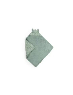 Moulin Roty Sortie de bain sauge Trois Petits Lapins -