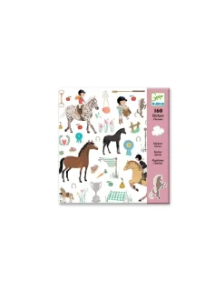 Djeco Stickers Les chevaux -