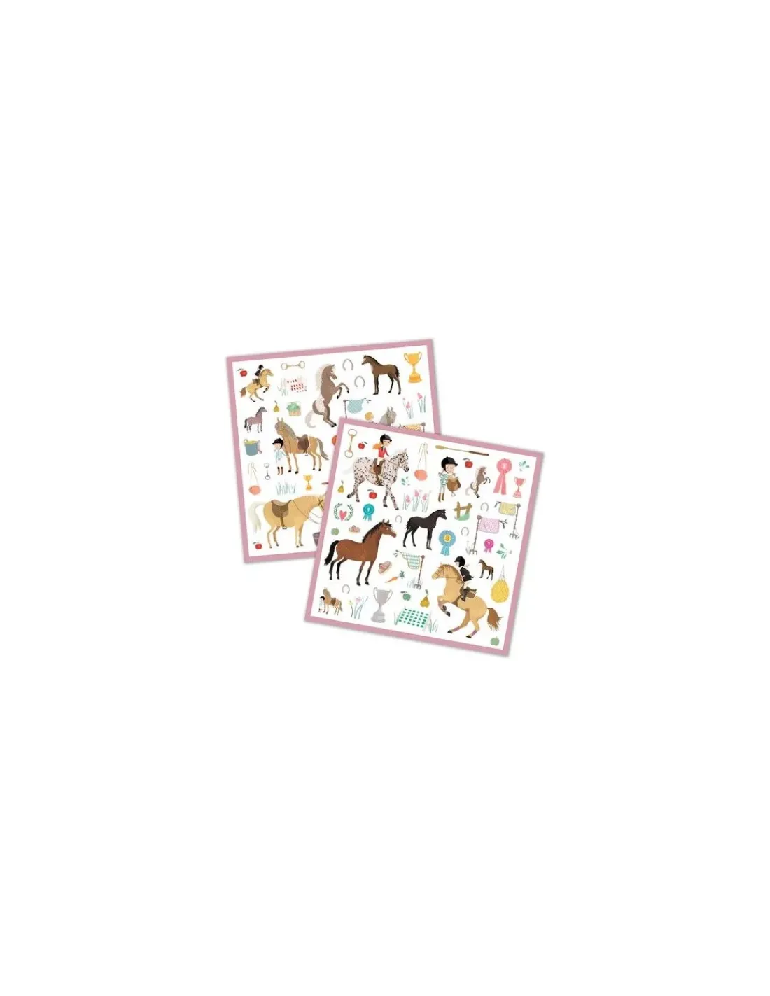 Djeco Stickers Les chevaux -