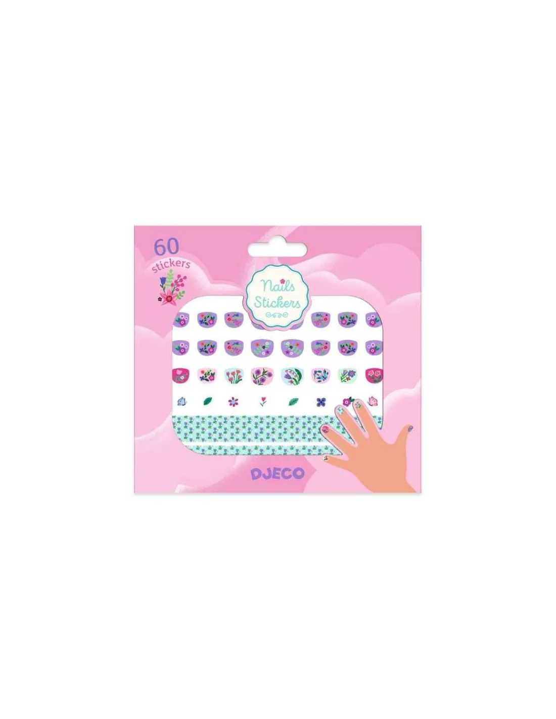 Enfant Djeco Stickers pour les ongles Petite fleur -